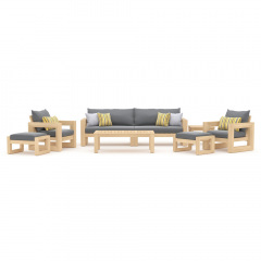 Комплект деревянной дубовой мебели JecksonLoft Морисон темно-серый 0220 Красноград