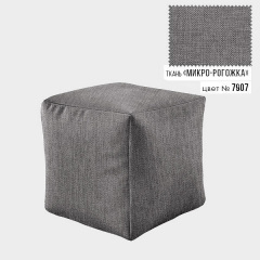Бескаркасное кресло пуф Кубик Coolki 45x45 Серый Микророгожка (7907)) Тернопіль