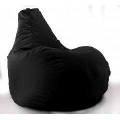 Кресло мешок груша Beans Bag Оксфорд Стронг 85*105 см Черный (hub_xqsx6h) Херсон