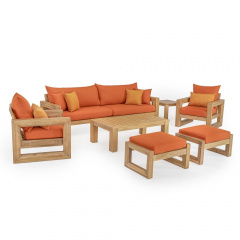Комплект деревянной дубовой мебели JecksonLoft Морисон оранжевый 0220 Винница