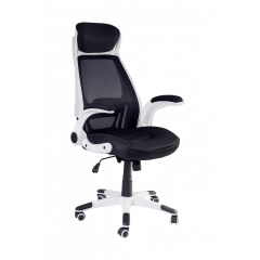Офисное кресло руководителя BNB XenonDesign Anyfix Бело-черный Чернігів