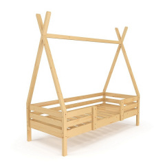 Деревянная кровать для подростка SportBaby Вигвам лак 190х80 см Київ