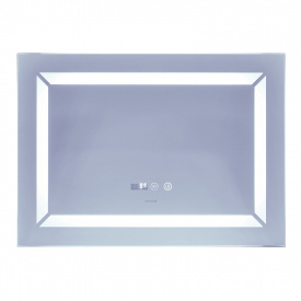 Зеркало Mixxus Light MR01-70x50 (часы, LED-подсветка, антизапотевание) (MI6000)