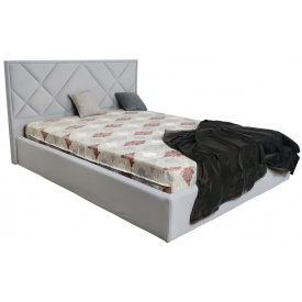 Кровать двуспальная BNB Dracar Premium 180 х 190 см Simple С дополнительной цельносварной рамой Серый