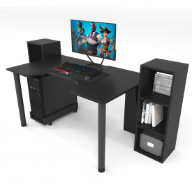 Геймерский стол ZEUS-Game™ GAMER-5 чёрный