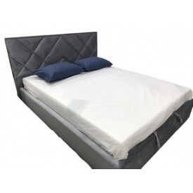Кровать двуспальная BNB Dracar Comfort 140 х 190 см Allure С подъемным механизмом и нишей для белья Синий