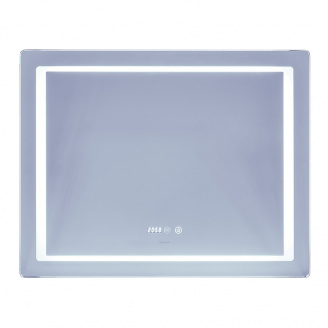 Зеркало Mixxus Style MR03-90x70 (часы, LED-подсветка, антизапотевание) (MI6007)