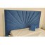 Кровать двуспальная BNB Sunrise Premium 160 х 190 см Simple С дополнительной цельносварной рамой Синий Одесса
