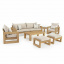 Комплект деревянной дубовой мебели JecksonLoft Морисон бежевый 0220 Львов