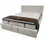 Кровать двуспальная BNB Arizona Comfort 160 x 190 см Стразы С подъемным механизмом и нишей для белья Бежевый Полтава