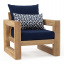 Комплект деревянной дубовой мебели JecksonLoft Кенор голубой 0222 Чернівці