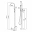 Смеситель для ванной Koer KI-45015-02 (из нерж. стали) (Цвет нерж) (KR4787) Запоріжжя