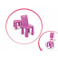 Детский стул-табурет для детей DOLONI TOYS Розовый (R04690P3) Ворожба
