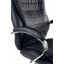 Офисное кресло руководителя BNB ValenciaDesign хром Anyfix Экокожа Черный Полтава