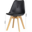 Комплект стульев Doros Бин Черный 49х43х84 (42005076) - 2 шт Камінь-Каширський