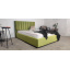 Кровать двуспальная BNB Arabela Premium 160 х 190 см Simple С дополнительной цельносварной рамой Зеленый Харків