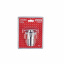 Донный клапан для умывальника с переливом Koer PW-04-01 1 1/4'' (кнопка) (Цвет хром) (KR3398) Рівне