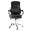 Офисное кресло руководителя BNB ValenciaDesign хром Anyfix Экокожа Темно-коричневый Луцк
