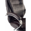 Офисное кресло руководителя BNB ValenciaDesign хром Anyfix Экокожа Темно-коричневый Львів