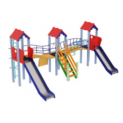 Детский игровой развивающий комплекс Стена KDG 6,1 х 4,77 х 3,45м Шостка
