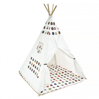 Игровая палатка вигвам для детей Littledove RT-1640 Лесные совы