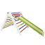 Треугольник пиклера Sportbaby для раннего развития цветной высота 80 см с горкой 120 см Ворожба