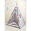 Палатка Вигвам Wigwamhome c красными перьями с матрасиком и подушкой 110*110*180 см Токмак