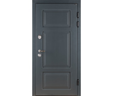Двери входные Ваш Вид Канна Краска двухцветные RAL 7016/Бетон кремовый 850,950х2040х100 Л/П