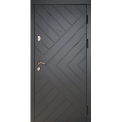 Двери входные в квартиру Аскона Ваш ВиД Серый 860,960х2050х86 Правая/Левая Днепр