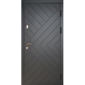 Двери входные в квартиру Аскона Ваш ВиД Серый 860,960х2050х86 Правая/Левая