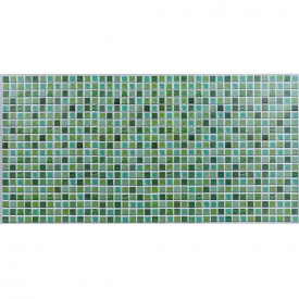 Декоративная ПВХ панель под зеленую мозайку 960х480х4мм (D) SW-00001828 Sticker Wall