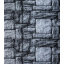 Самоклеющаяся декоративная 3D панель Loft Expert 780-5 Черно-белый камень 700x770x5 мм Миколаїв