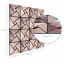 Самоклеющаяся алюминиевая плитка со стразами 300х300х3мм (D) SW-00001774 Sticker Wall Конотоп