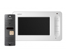 Комплект видеодомофона ARNY AVD-4005 Белый / Серый v.2