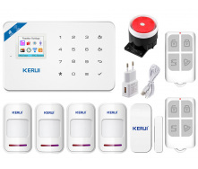 Сигнализация Wi-Fi Kerui W18 для 3-комнатной квартиры blank strong (JFJFJDRJ8DT7H)