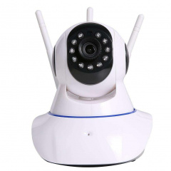 IP-камера RIAS X8100 Plus Wi-Fi 3 антенны с удаленным доступом White (3sm_1034941603) Миколаїв