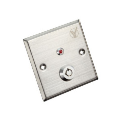 Кнопка выхода с ключом Yli Electronic YKS-850LS для системы контроля доступа Курень
