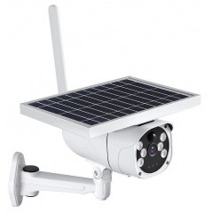 IP камера видеонаблюдения RIAS 6WTYN Wi-Fi 2MP уличная с солнечной панелью White Ровно