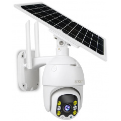 IP камера видеонаблюдения RIAS Q5 Wi-Fi PTZ 2MP уличная с солнечной панелью (3_00325) Днепр