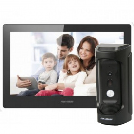Комплект IP видеодомофона Hikvision DS-KH8520-WTE1 + DS-KB8113-IME1