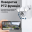 Поворотная уличная WiFi IP камера видеонаблюдения USmart OPC-02w с прожектором и ИК подсветкой 5 Мп PTZ Tuya Харків