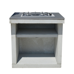 Стол-плита уличный Гарден Шеф бетонный лофт С керамогранитом Коломыя