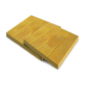 Тротуарная плитка Шоколадка 300х300х30 мм Желтый