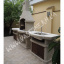 Стол-мойка уличный Сицилия с дверцами бетонный Винница