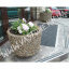 Вазон садовый для цветов «Орион» бетонный Галька коричневая Полтава