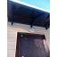 Металический сборный навес (козырек) над дверью Dash'Ok 2.05x1 м Fauna, тем-серый, мон 3 мм, прозр Полтава