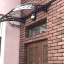 Металический сборный навес (козырек) над дверью Dash'Ok 1.5x1 м Hi-tech, тем-серый, мон 3 мм, прозр Киев
