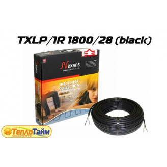 Комплект нагревательный кабель Nexans TXLP/1R 1800/28 black