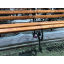 Лавка Tobi Sho "Дуос" садово-паркова кована з підлокітниками 2 м колір Червоне дерево Миколаїв