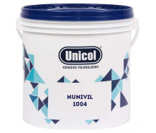 Клей ПВА для твердих порід деревини вологостійкий Unicol Nunivil 1004 D3 (1 кг)